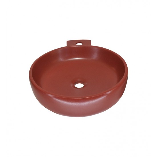 Επικαθήμενος Νιπτήρας Μπάνιου Φ44 Adamidis Cupa 44Μ 105049109 Μπορντώ Ματ